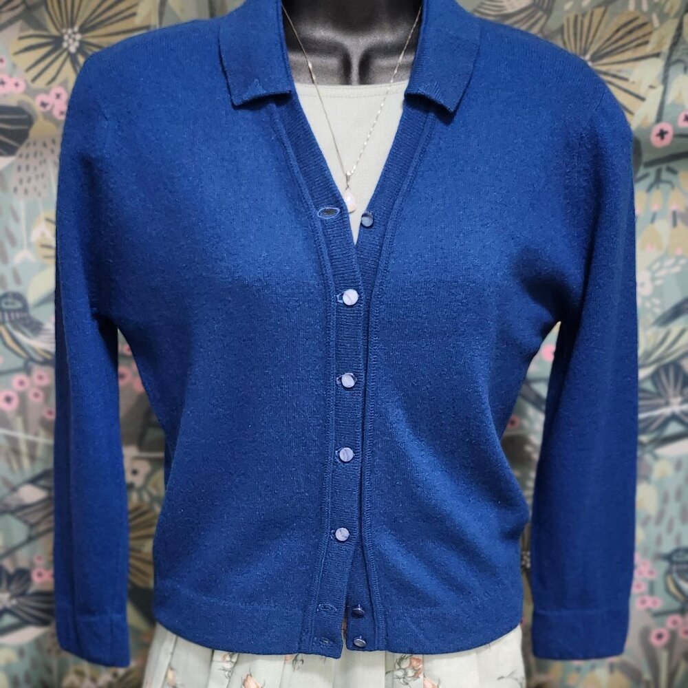 Vintage 1950's Dalton 100% Cashmere Cardigan FREE SHIPPING